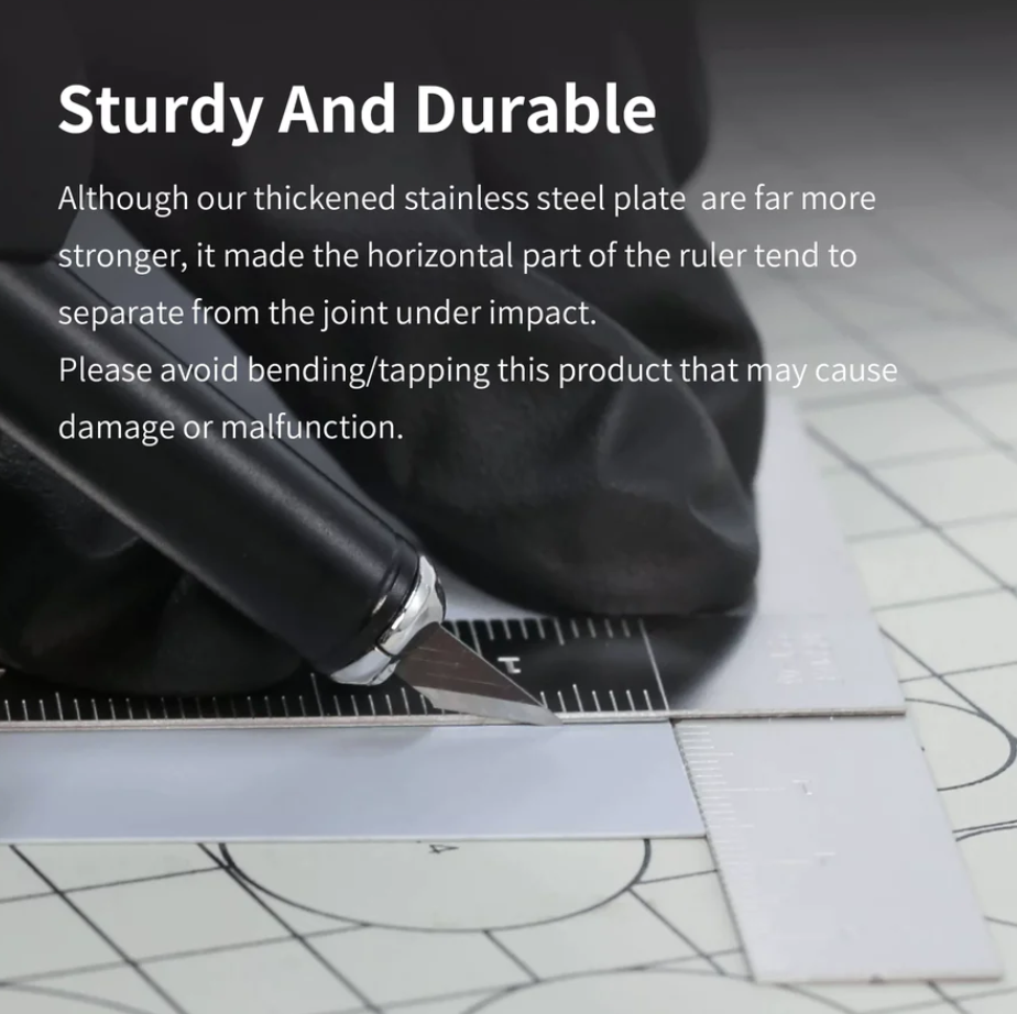 DSPIAE SST-01 Stainless Steel T Ruler