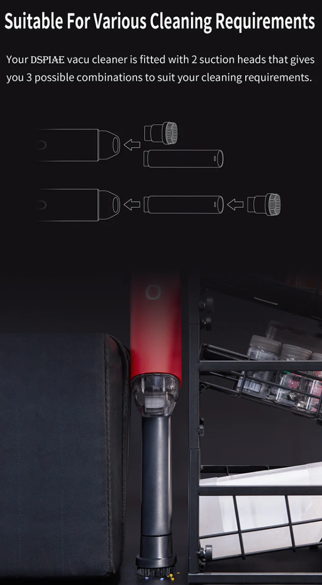 DSPIAE HC-V Handheld Cordless Vacuum Cleaner
