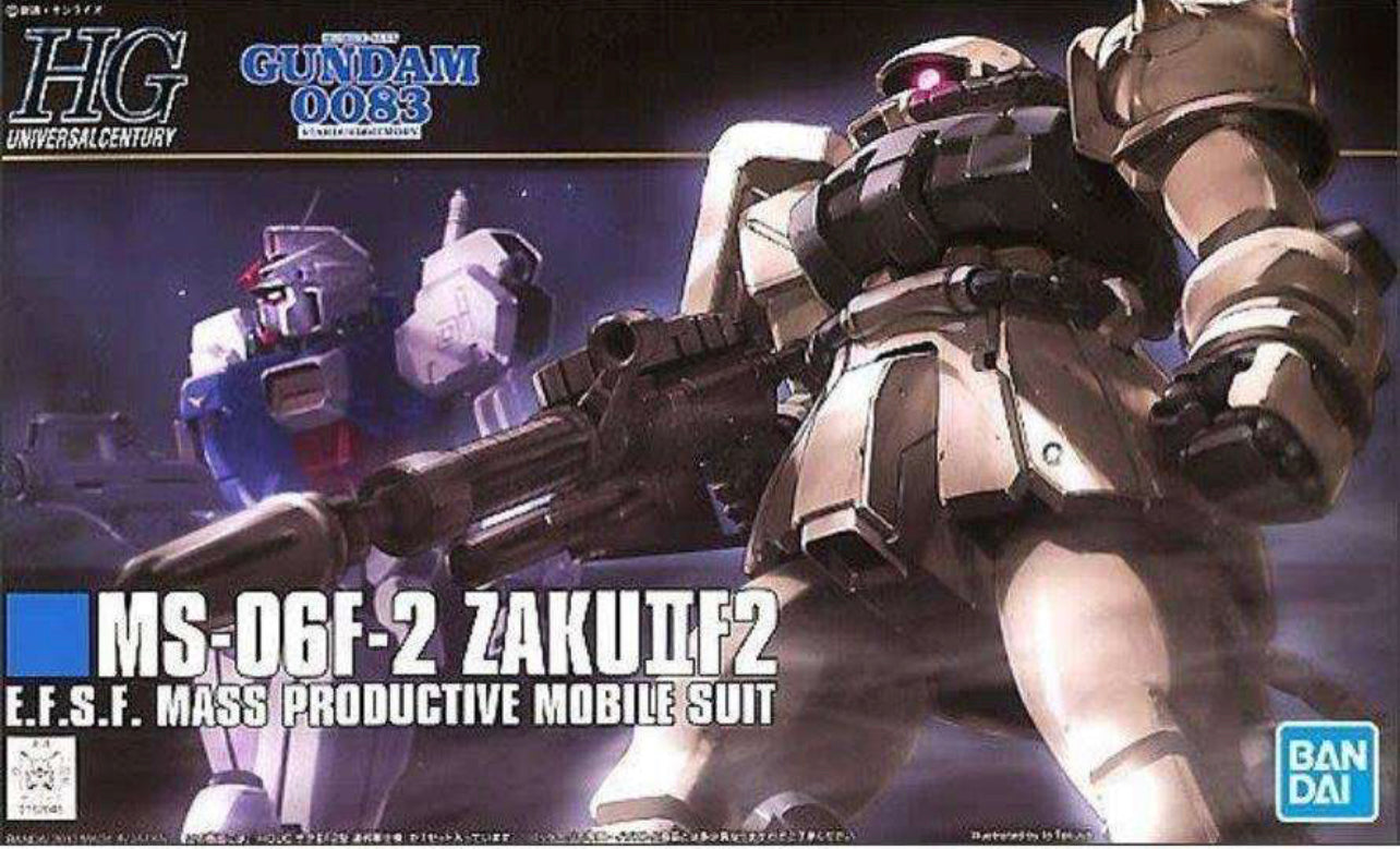 HGUC #107 MS-06F-2 Zaku II Type F2 (E.F.F. Ver.)