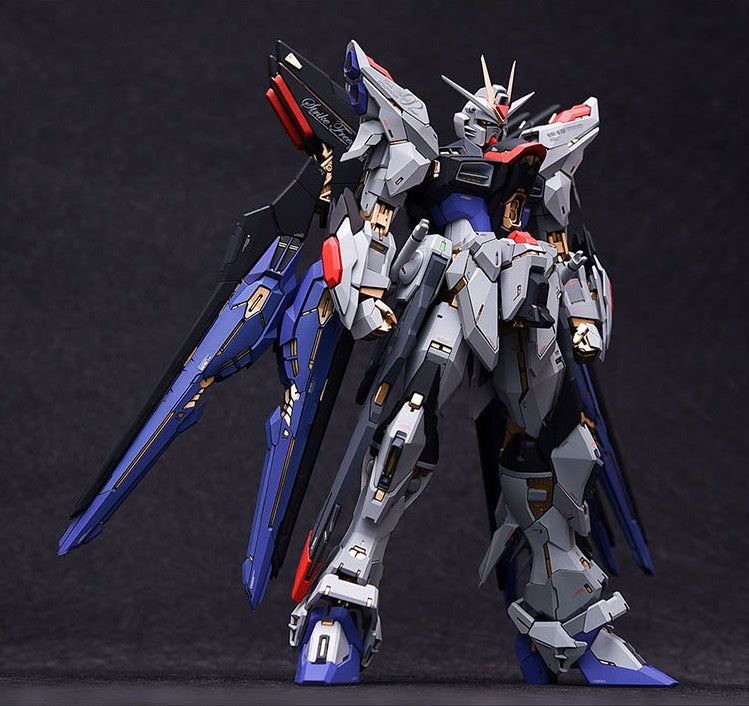 Fortune Meow’s 1/100 Strike Freedom Gundam Conversion Kit full set