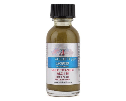 Alclad II 1oz. Bottle Titanium Gold Lacquer