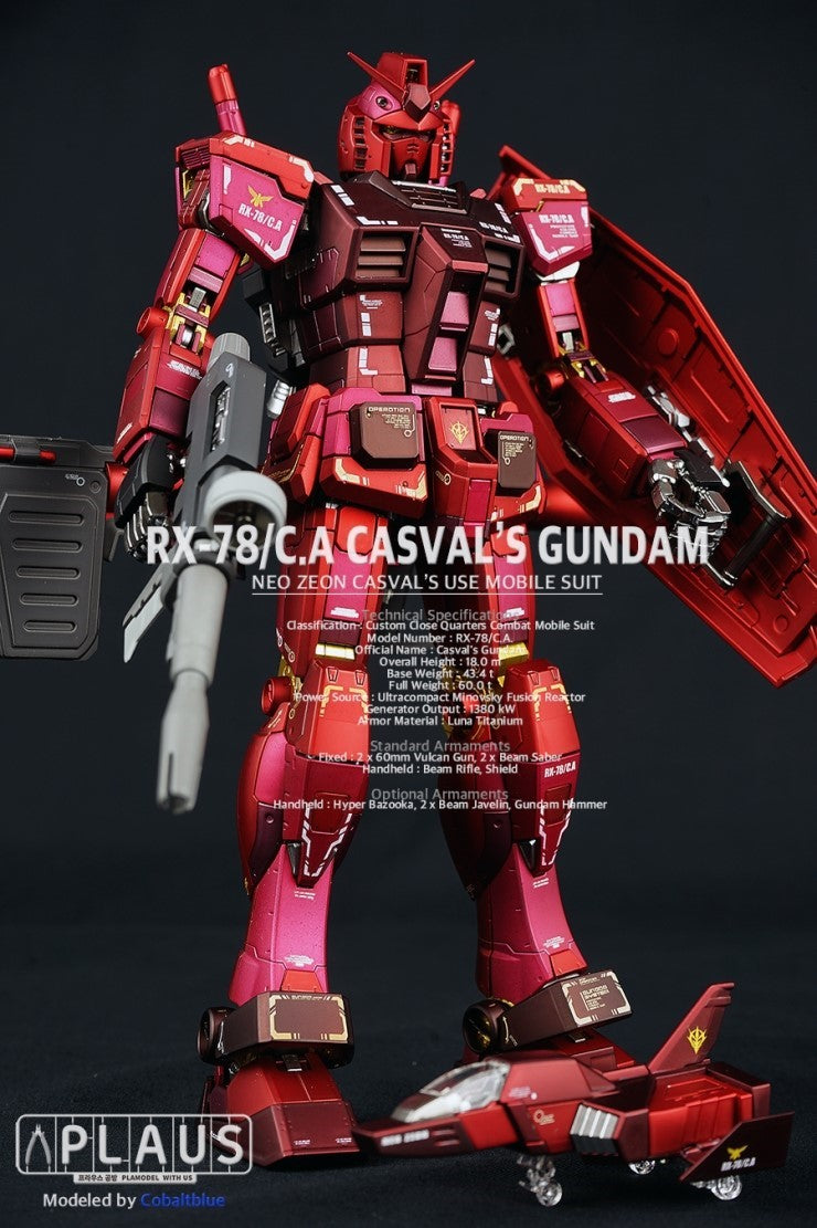 MG RX-78/C.A CASVAL'S 3.0  HOLO WATER DECAL