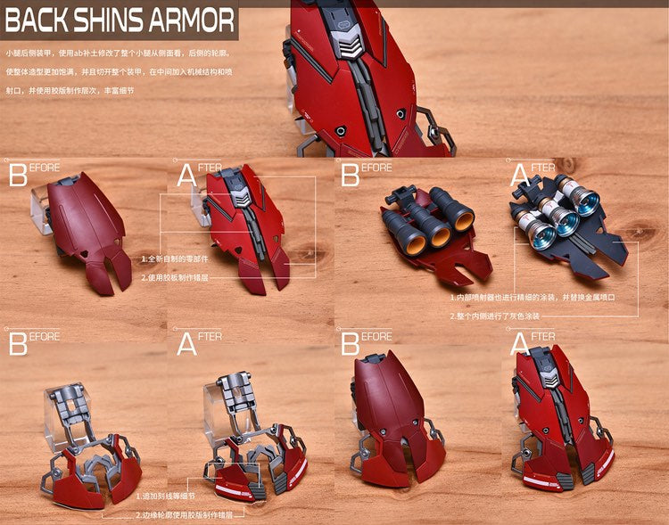 YJL x AnchoreT 1/100 MSN-04 Sazabi ver.Ka 1.0 Conversion Kit