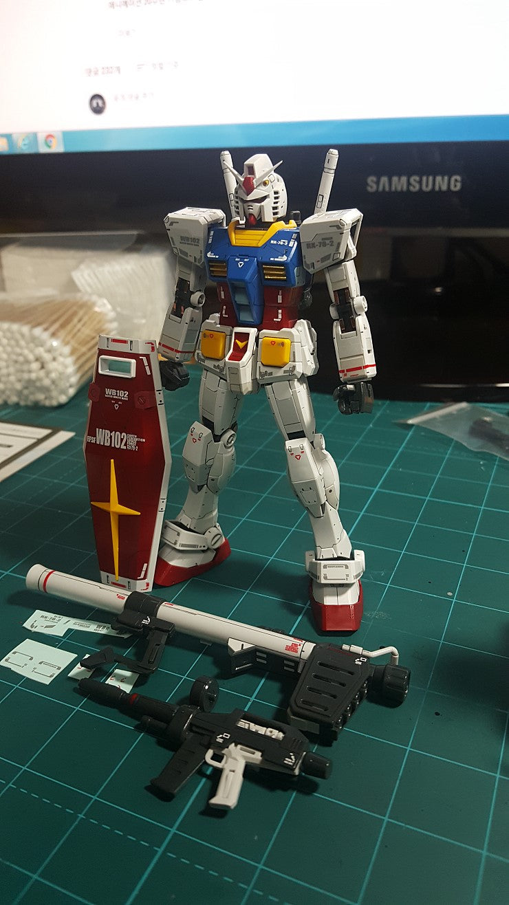 RG RX-78-2 FIRST WATER DECAL