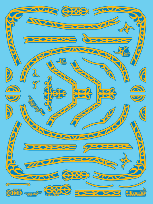 MG DOZELZABI ZAKU WATER DECAL (GOLDHOLO)