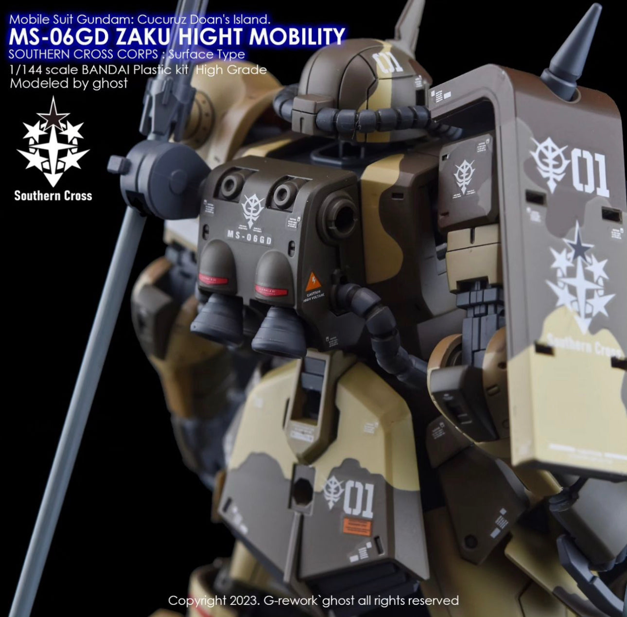 G-Rework [HG] MS-06GD ZAKU HIGHT MOBILITY GROUNT TYPE Water Decal