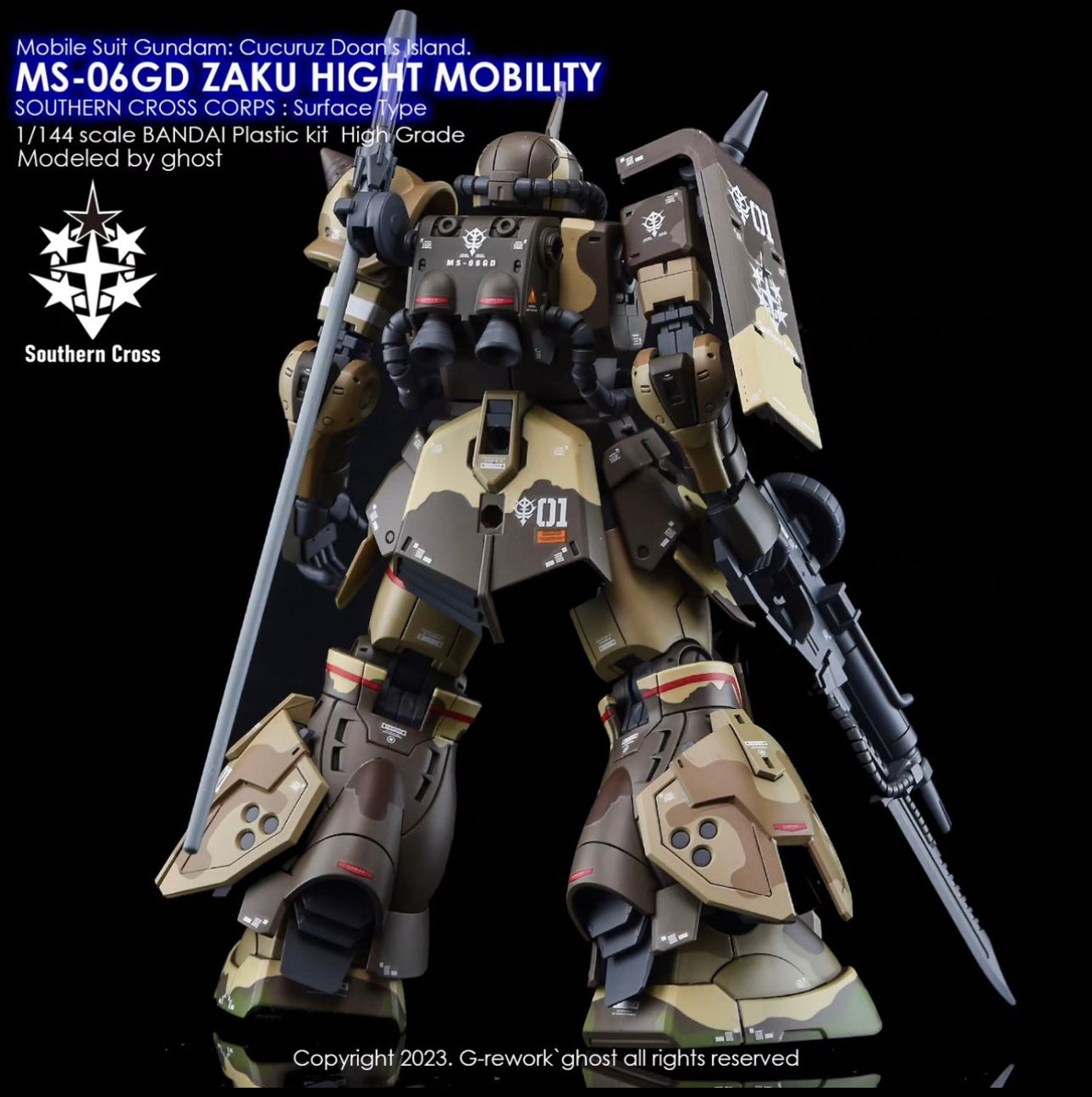 G-Rework [HG] MS-06GD ZAKU HIGHT MOBILITY GROUNT TYPE Water Decal