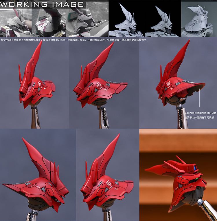 YJL x AnchoreT 1/100 MSN-04 Sazabi ver.Ka 1.0 Conversion Kit