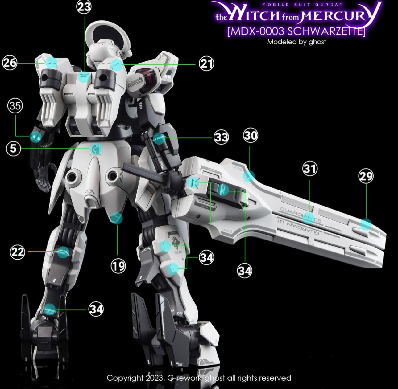G-Rework [HG] [WFM] SCHWARZETTE Water Decals