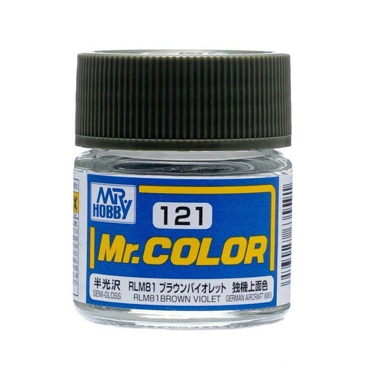 C121 Semi Gloss RLM81 Brown Violet 10ml, GSI Mr. Color