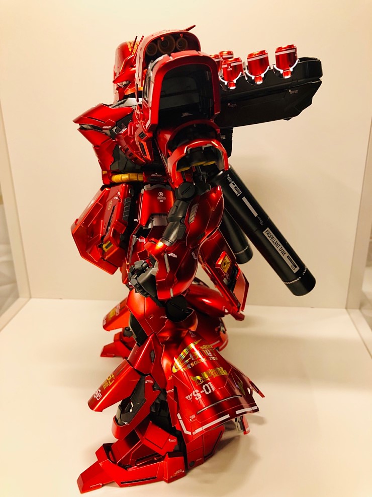 MG SAZABI WHITE & Gold part HOLO WATER DECAL