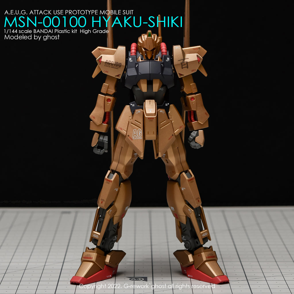 G-REWORK - [HG] HYAKU-SHIKI (REVIVE Ver.) Water Decal