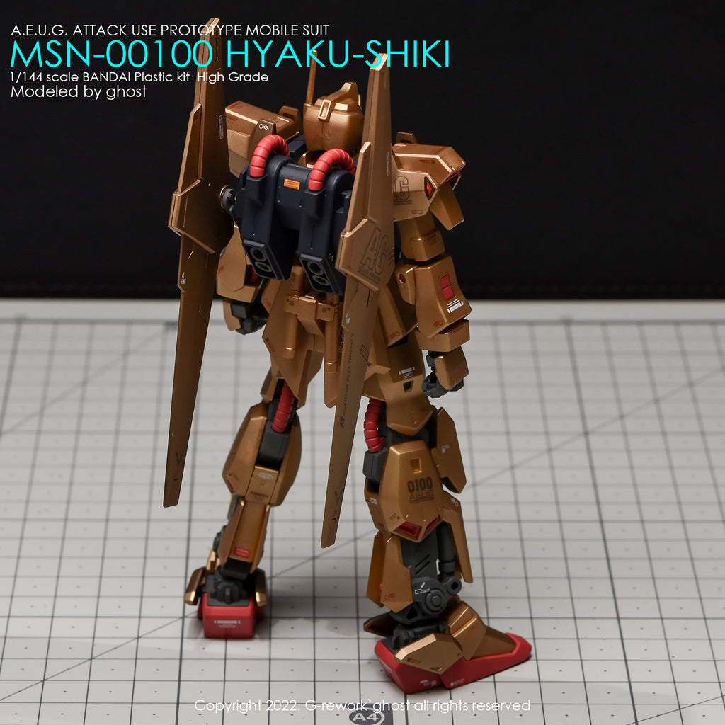 G-REWORK - [HG] HYAKU-SHIKI (REVIVE Ver.) Water Decal