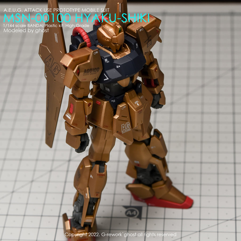 G-REWORK - [HG] HYAKU-SHIKI (REVIVE Ver.) Water Decal