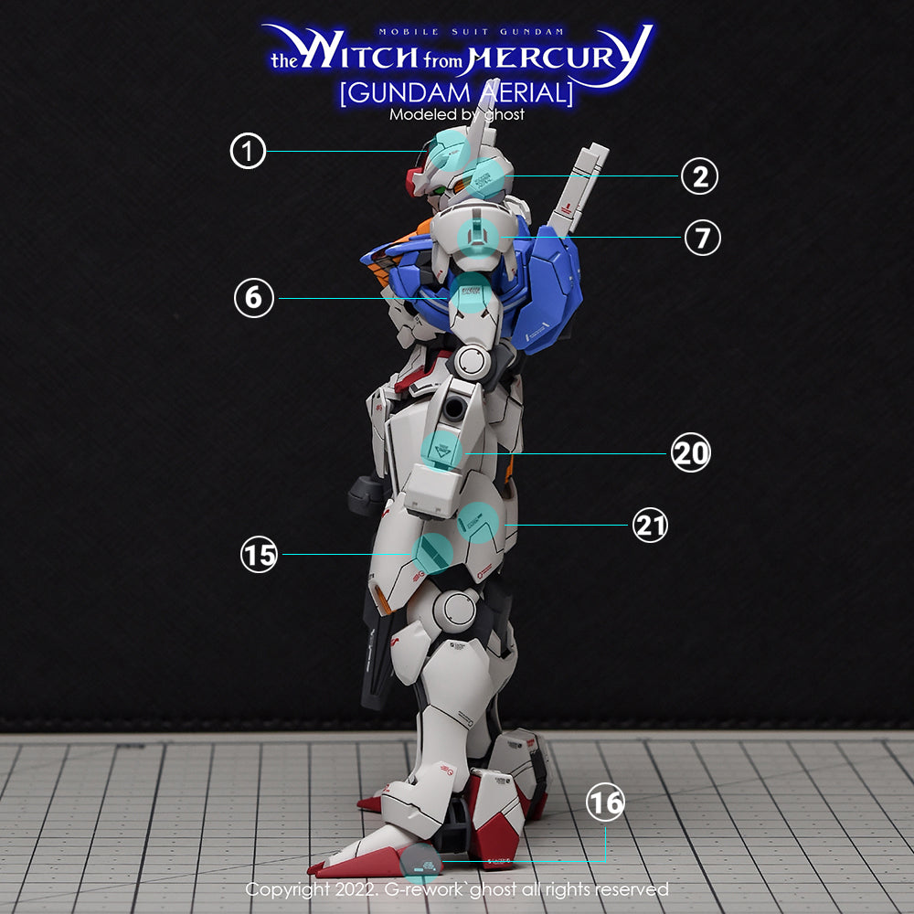 G-REWORK - [HG] [ the witch from mercury]  Aerial Water Decal
