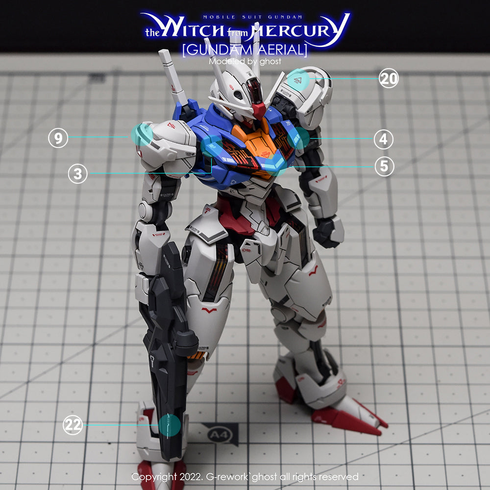 G-REWORK - [HG] [ the witch from mercury]  Aerial Water Decal