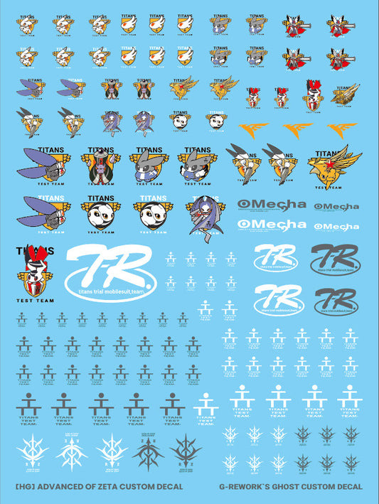 G-REWORK - [HG] A.O.Z. CUSTOM MARK DECAL Water Decal