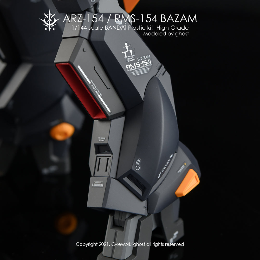 G-REWORK - [HG] BAZAM RE.BOOT Ver.(ARZ-154/RMS-154 FULL SET) Water Decal