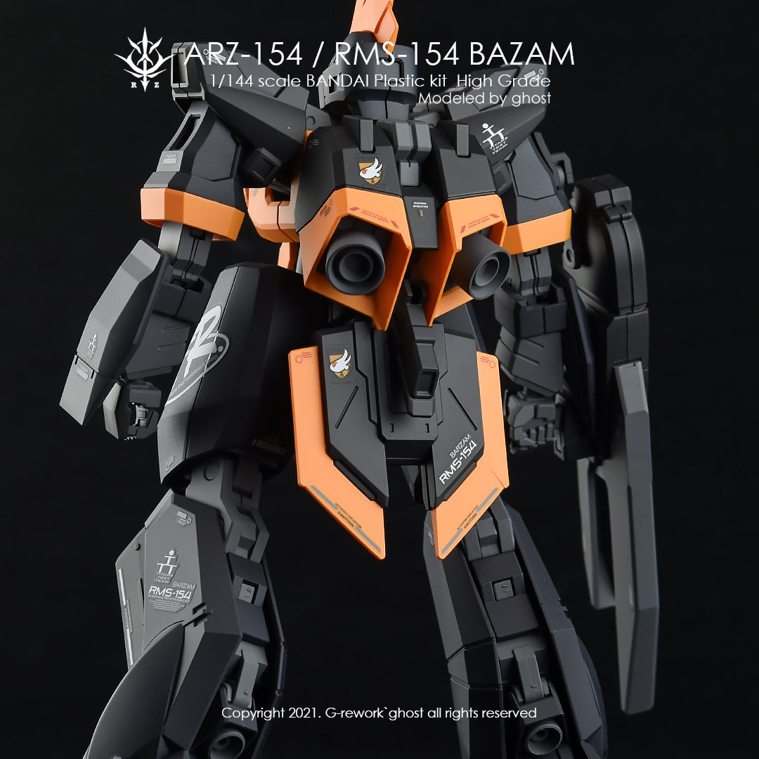 G-REWORK - [HG] BAZAM RE.BOOT Ver.(ARZ-154/RMS-154 FULL SET) Water Decal