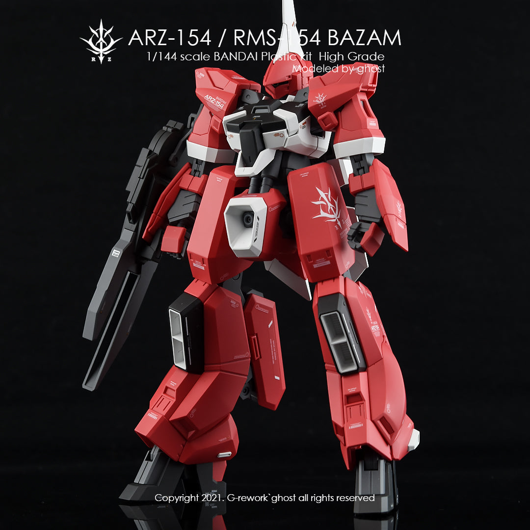 G-REWORK - [HG] BAZAM RE.BOOT Ver.(ARZ-154/RMS-154 FULL SET) Water Decal