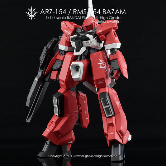 G-REWORK - [HG] BAZAM RE.BOOT Ver.(ARZ-154/RMS-154 FULL SET) Water Decal