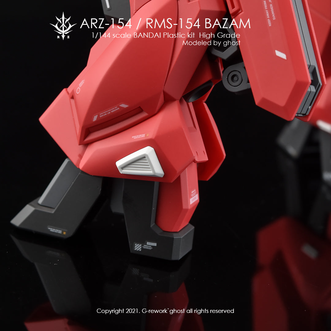 G-REWORK - [HG] BAZAM RE.BOOT Ver.(ARZ-154/RMS-154 FULL SET) Water Decal