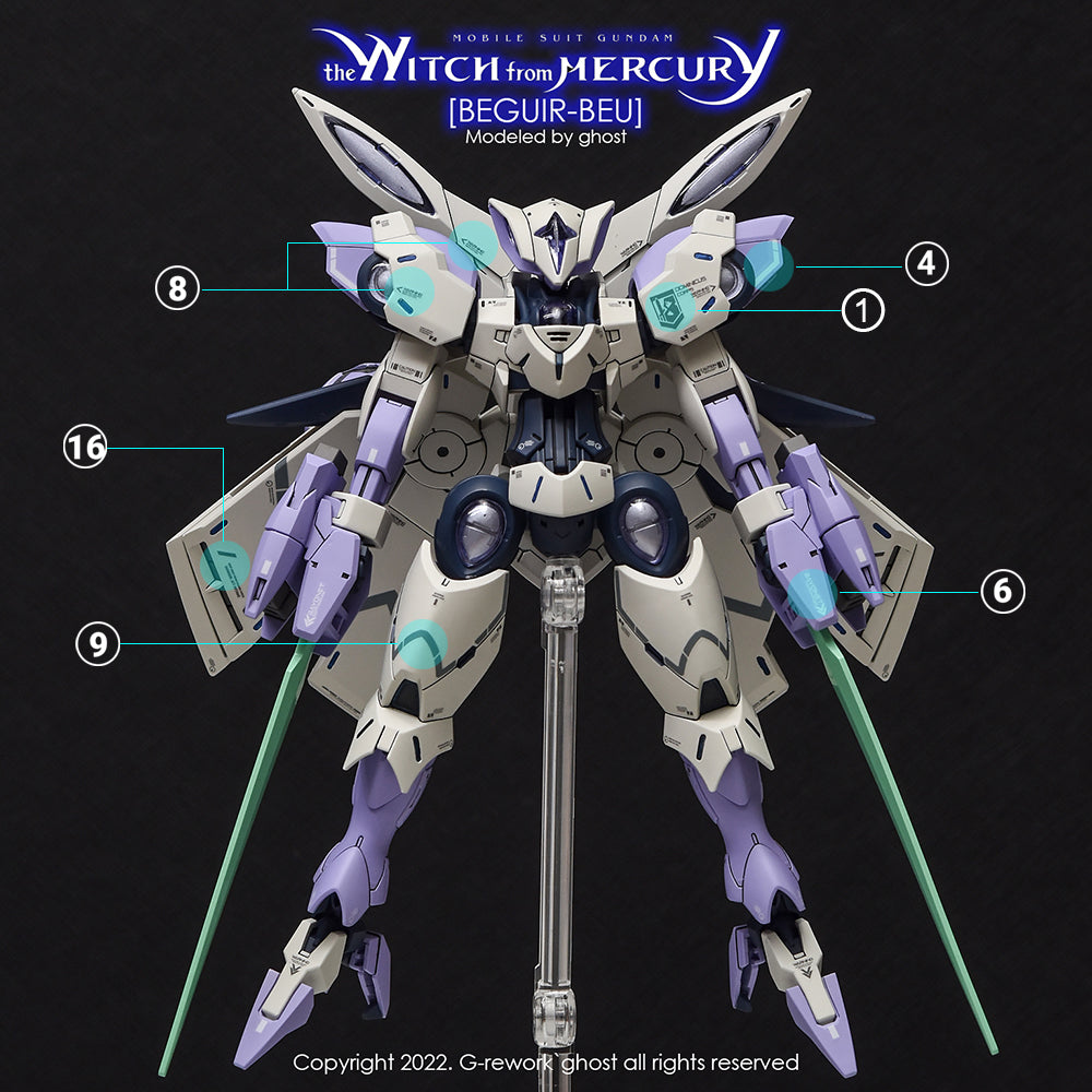 G-REWORK - [HG] [ the witch from mercury]  BEGUIR BEU Water Decal