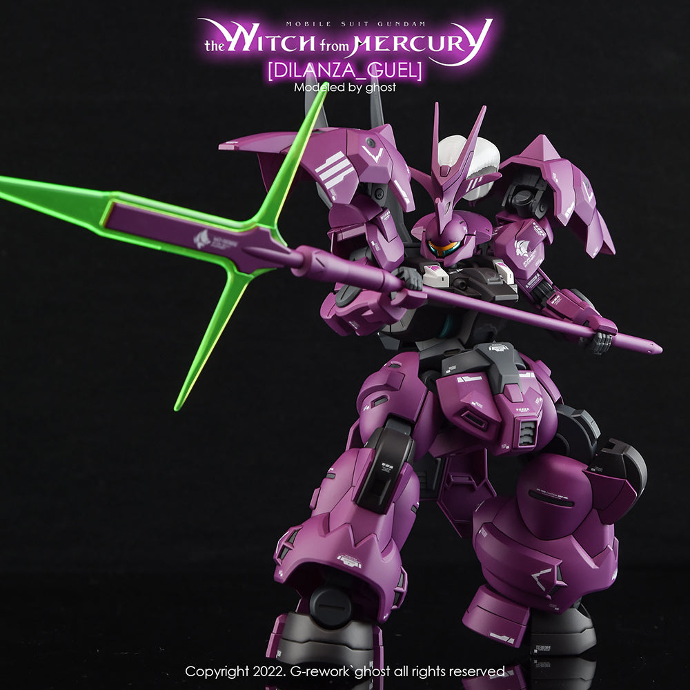 G-REWORK - [HG] [ the witch from mercury]  Guel's Dilanza Water Decal