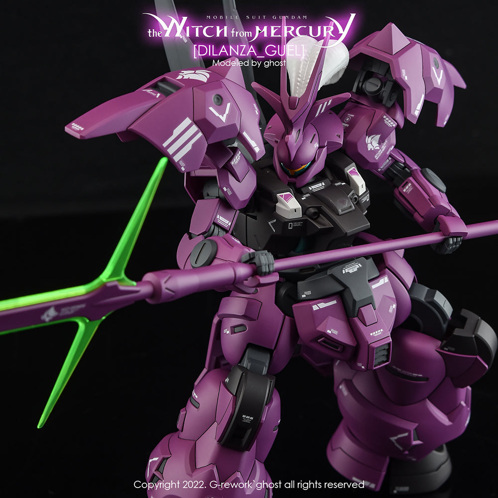 G-REWORK - [HG] [ the witch from mercury]  Guel's Dilanza Water Decal