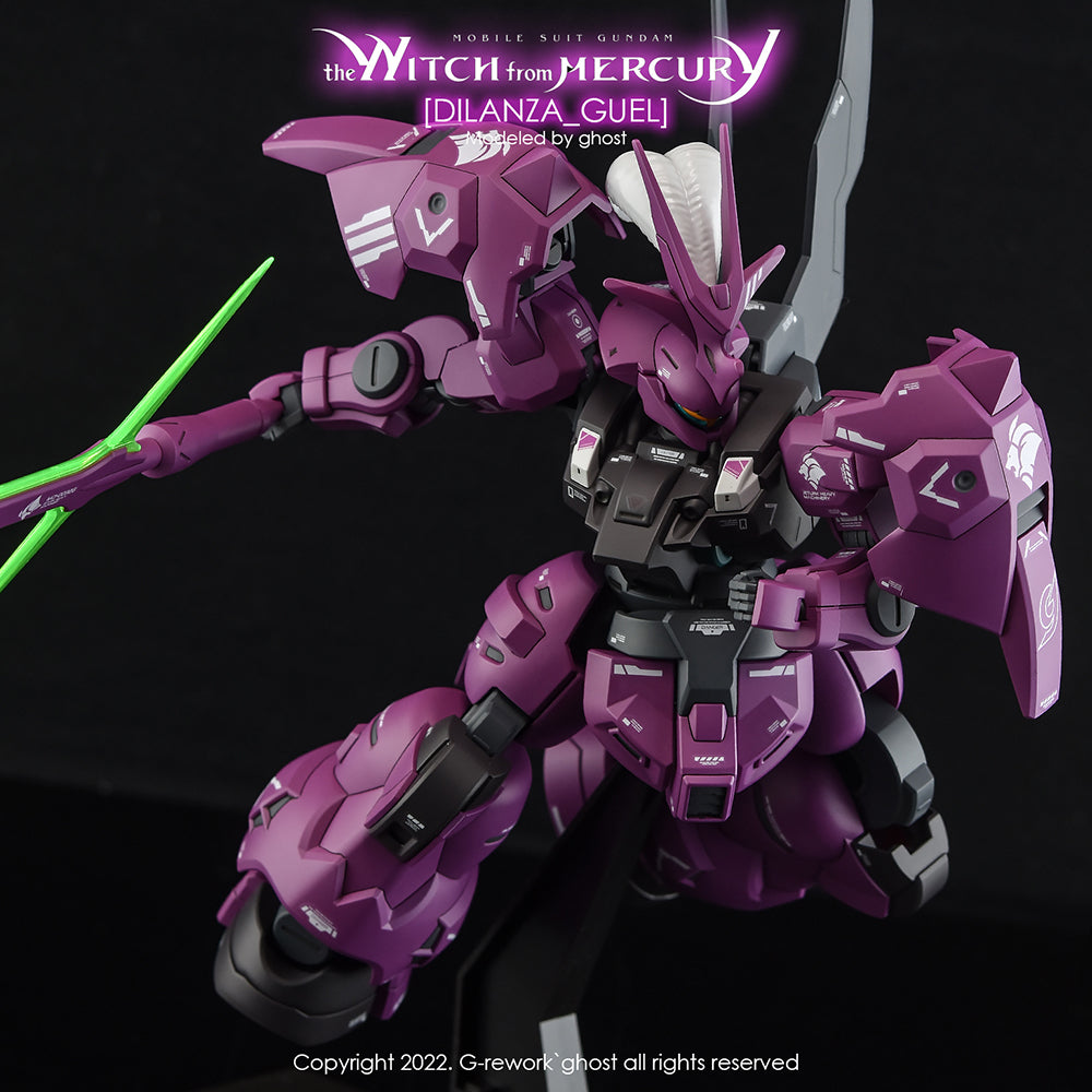 G-REWORK - [HG] [ the witch from mercury]  Guel's Dilanza Water Decal