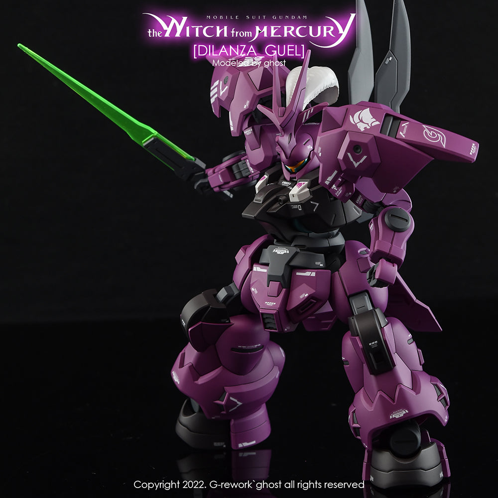 G-REWORK - [HG] [ the witch from mercury]  Guel's Dilanza Water Decal