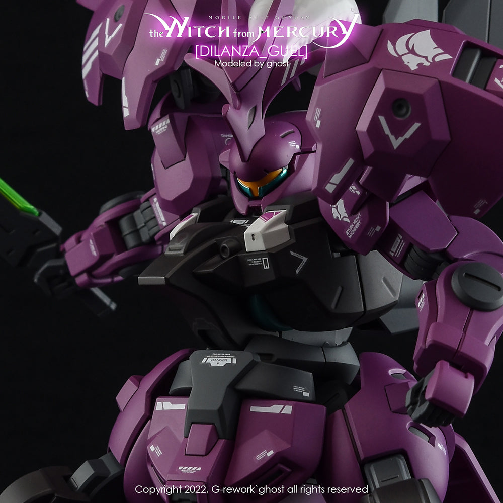 G-REWORK - [HG] [ the witch from mercury]  Guel's Dilanza Water Decal