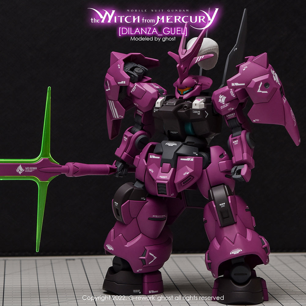 G-REWORK - [HG] [ the witch from mercury]  Guel's Dilanza Water Decal