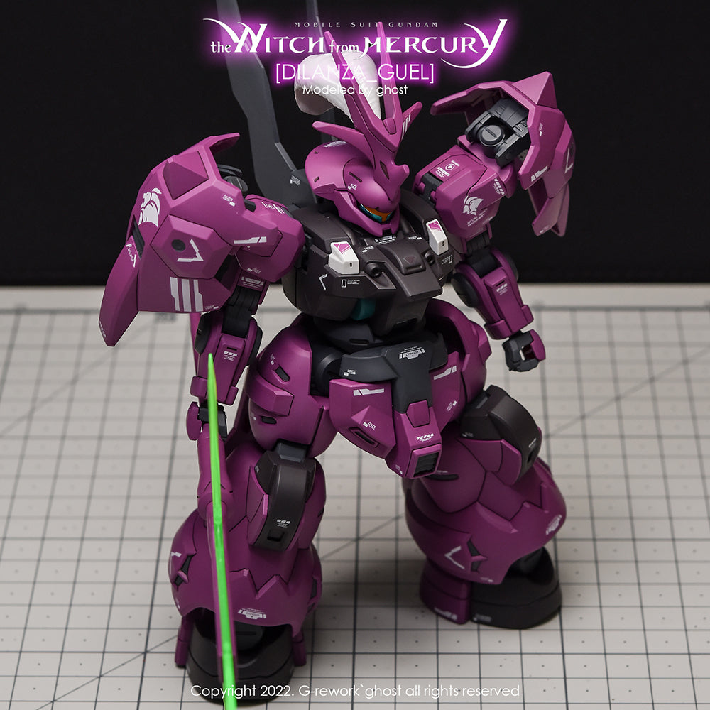 G-REWORK - [HG] [ the witch from mercury]  Guel's Dilanza Water Decal