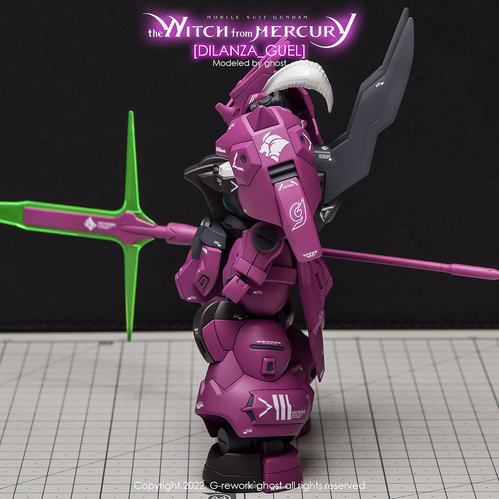 G-REWORK - [HG] [ the witch from mercury]  Guel's Dilanza Water Decal