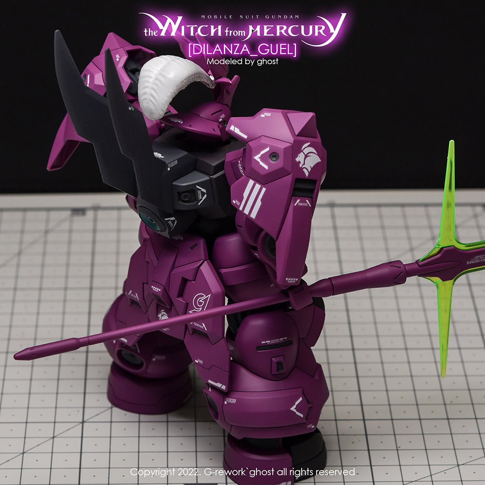 G-REWORK - [HG] [ the witch from mercury]  Guel's Dilanza Water Decal