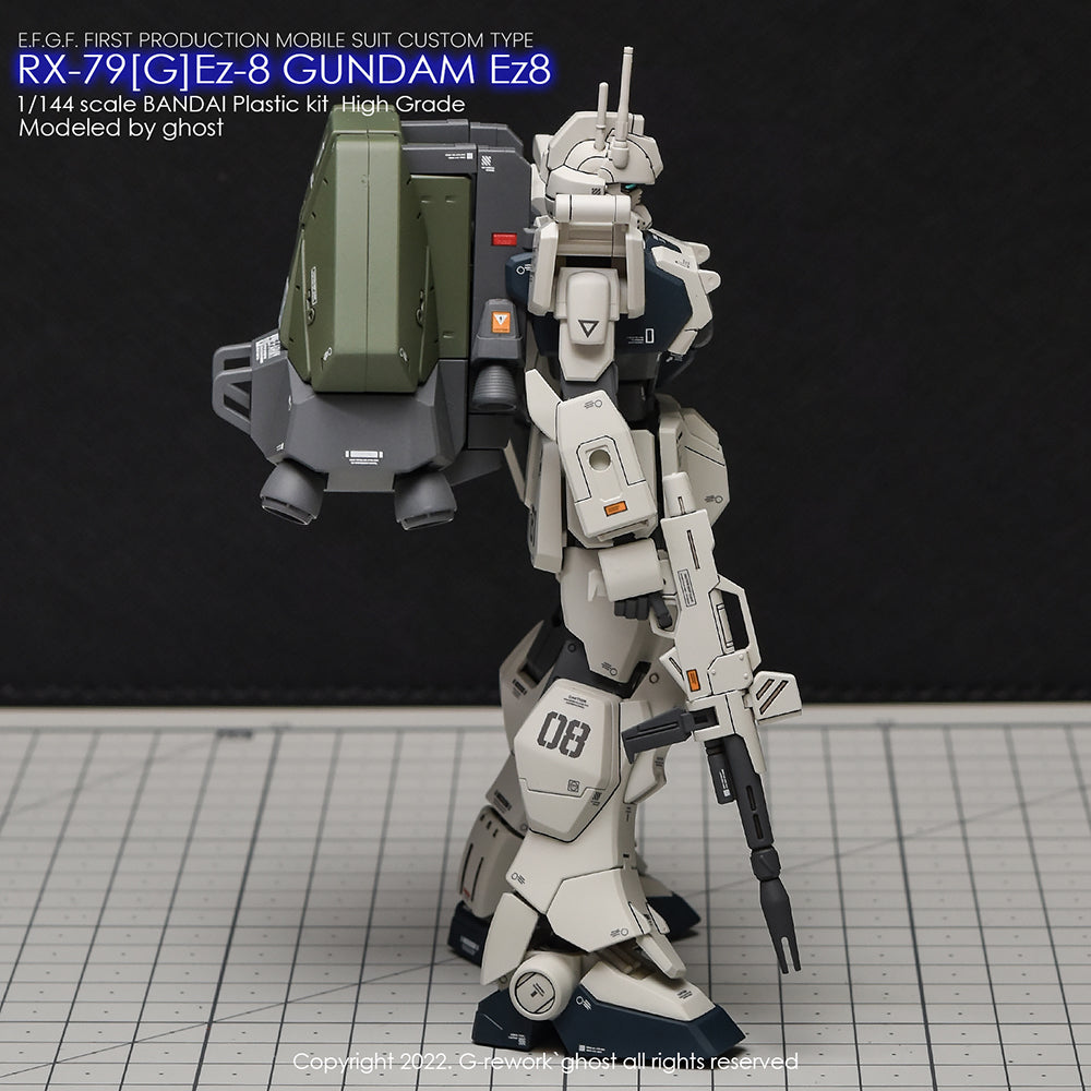G-REWORK - [HG] 08th TEAM RX-79[G]Ez-8 GUNDAM Water Decal