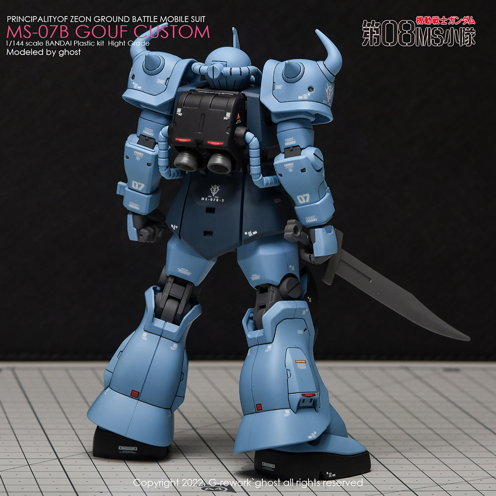 G-REWORK - [HG] MS-07B GOUF CUSTOM Water Decal