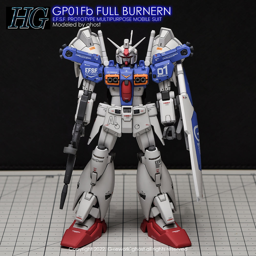 G-REWORK - [HG] GUNDAM GP01Fb  FULL BURNERN Water Decal