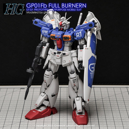G-REWORK - [HG] GUNDAM GP01Fb  FULL BURNERN Water Decal