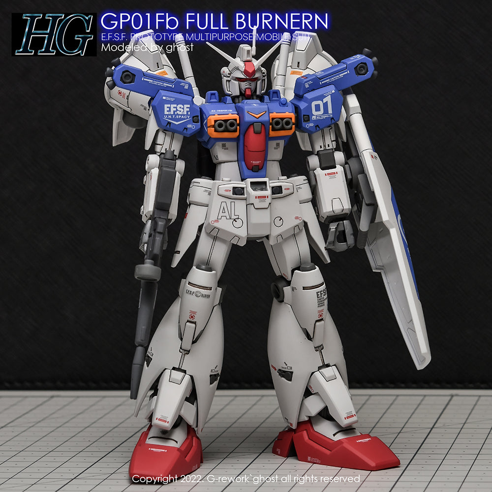 G-REWORK - [HG] GUNDAM GP01Fb  FULL BURNERN Water Decal