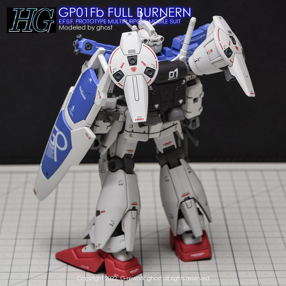 G-REWORK - [HG] GUNDAM GP01Fb  FULL BURNERN Water Decal