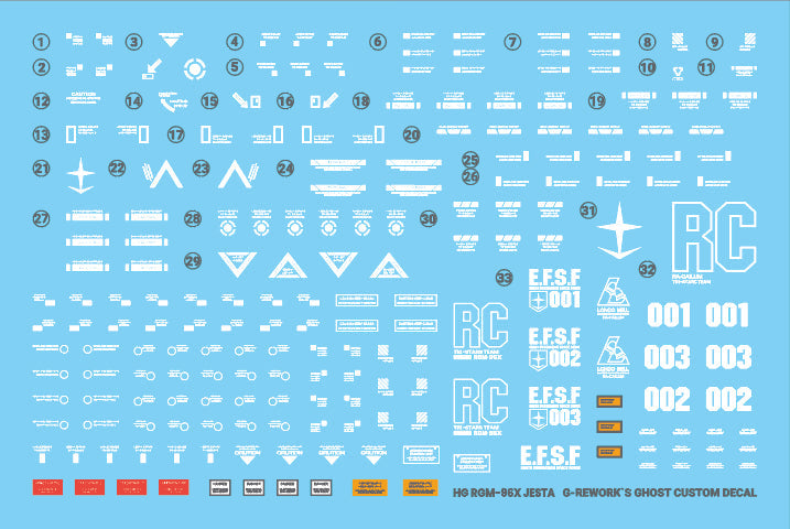 G-REWORK - [HG] RGM-96X JESTA Water Decal