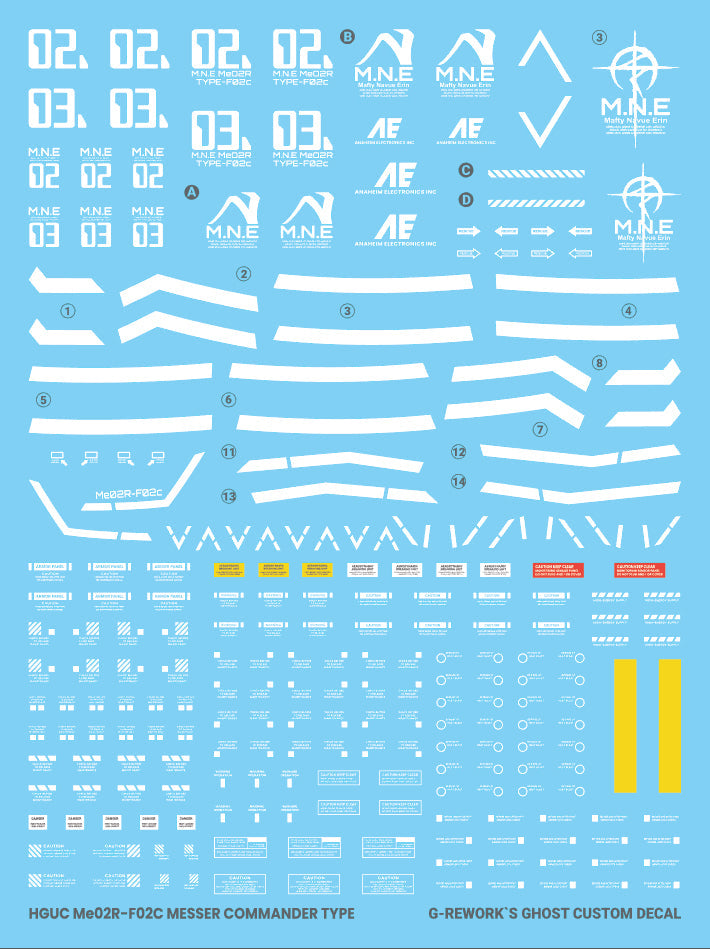 G-REWORK - [HG] MESSER COMMANDER TYPE Water Decal