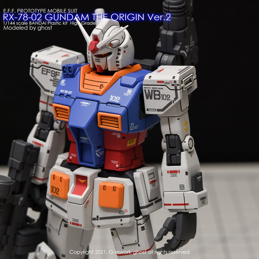 G-REWORK - [HG] GTO GUNDAM RX-78-2 Water Decal