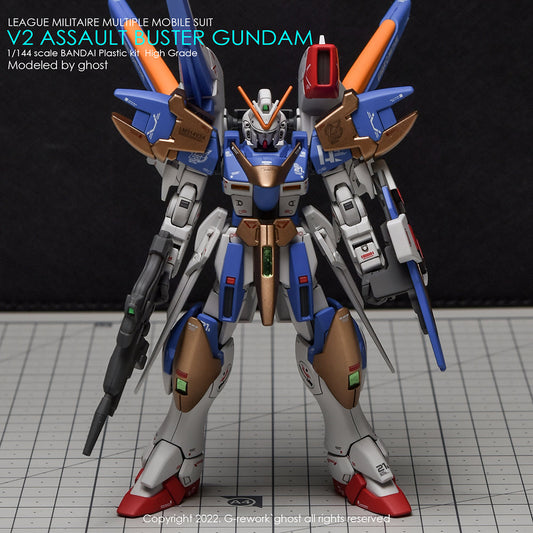G-REWORK - [HG] V2 ASSAULT BUSTER GUNDAM Water Decal