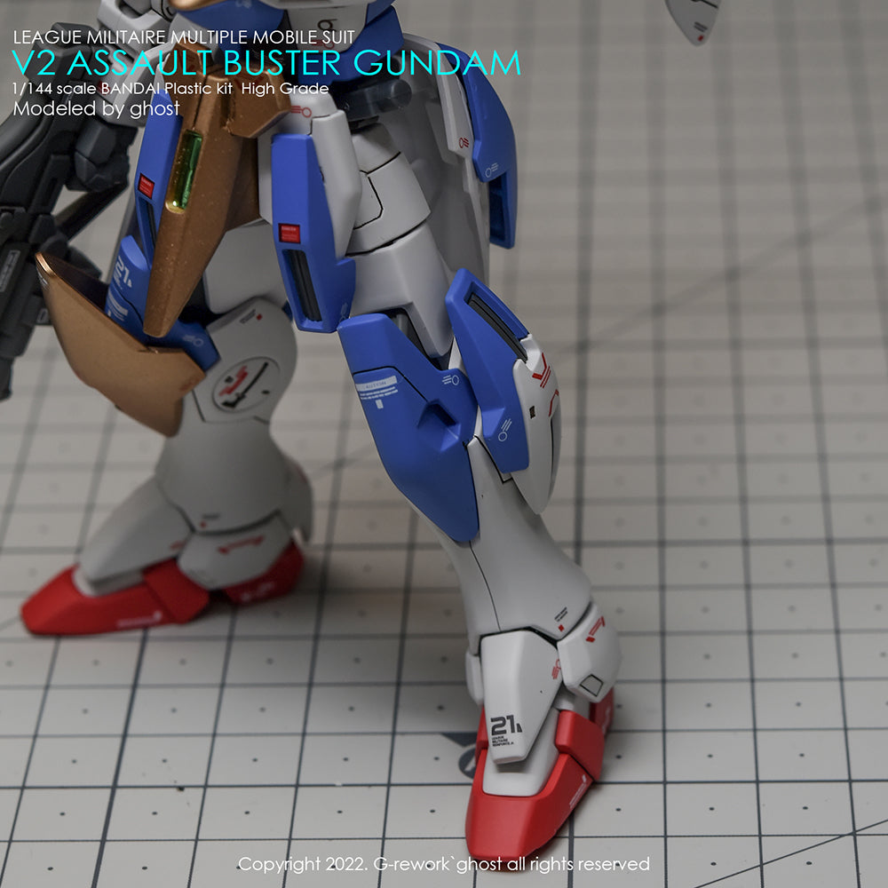 G-REWORK - [HG] V2 ASSAULT BUSTER GUNDAM Water Decal