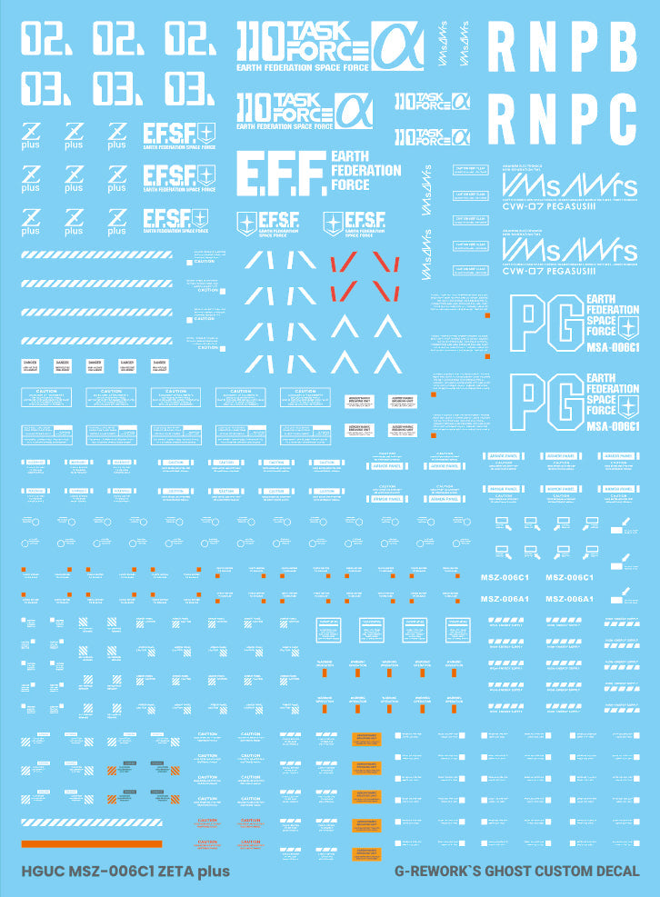 G-REWORK - [HG] ZETA PLUS C1 Water Decal
