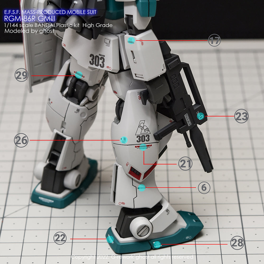 G-REWORK - [HG] RGM-86R GMIII Water Decal