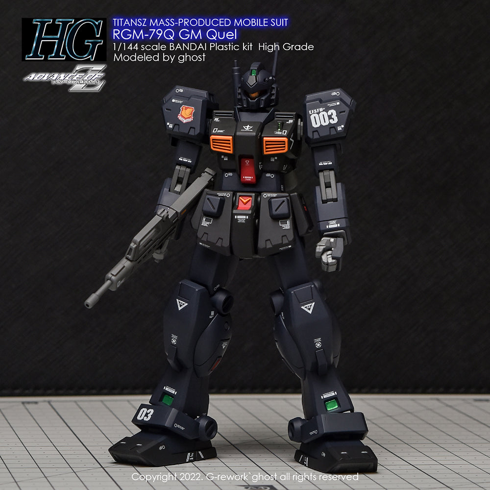 G-REWORK - [HG] RGM-79Q GM Quel Water Decal